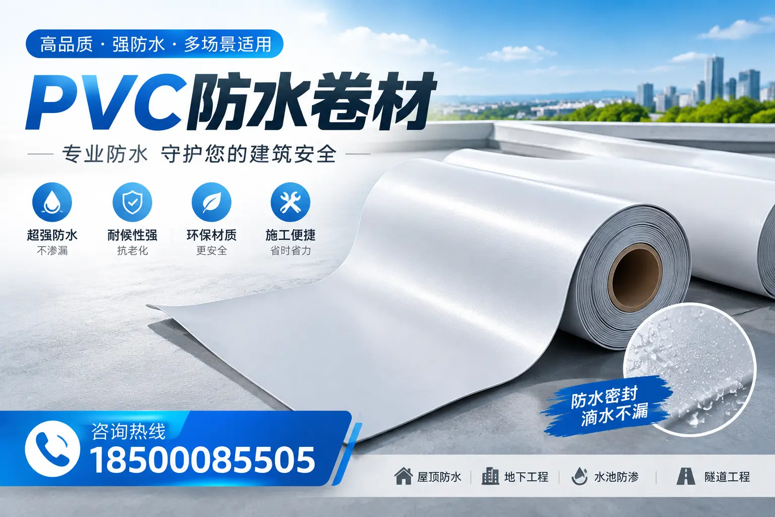 PVC防水卷材的市场竞争分析，萍乡品牌选择参考